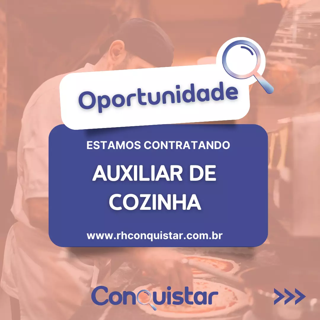 AUXILIAR DE COZINHA